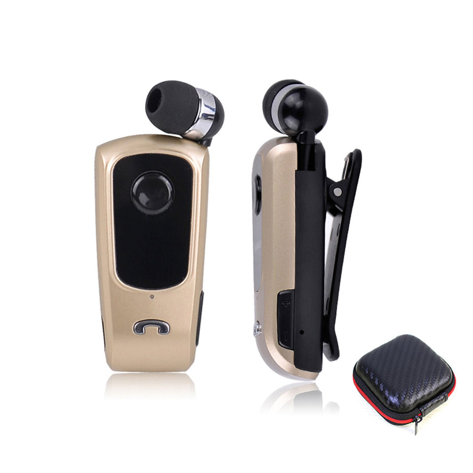 Clip-On Wireless Bluetooth Headset – Safe & Hands-Free Calls
