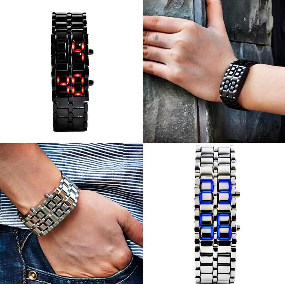 Luxury LED Digital Bracelet Watch – Modern & Stylish Design