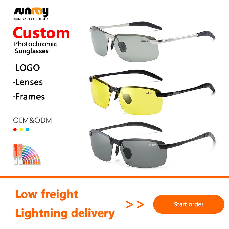 Photochromic Polarized Sunglasses – Automatic Day & Night Vision