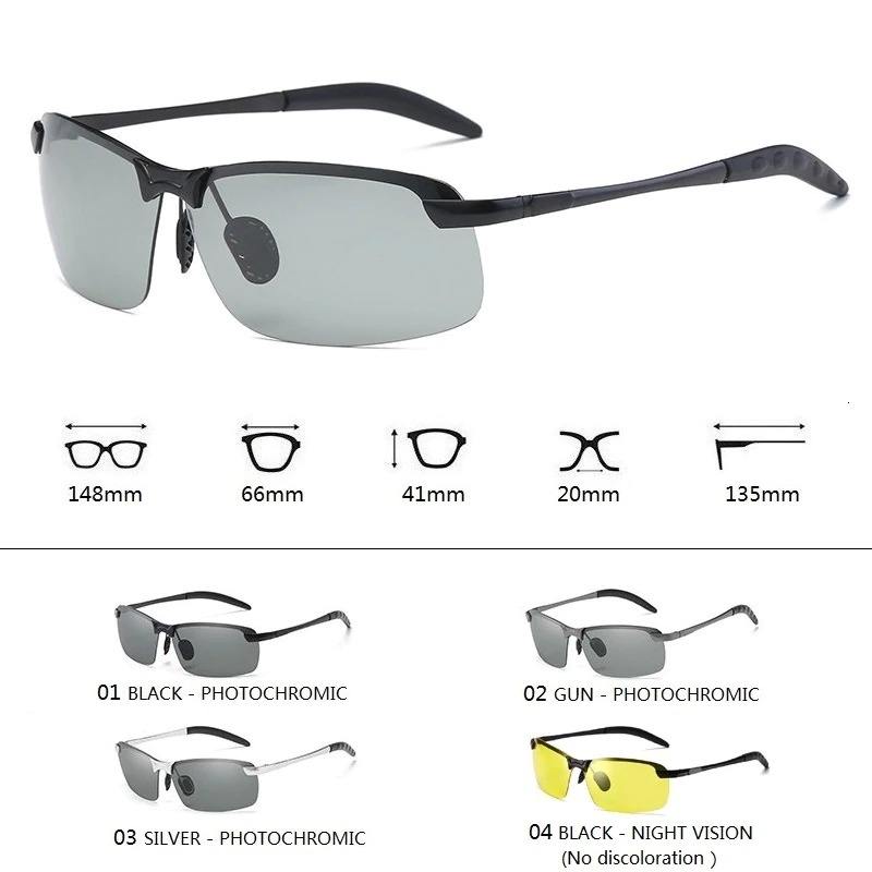Photochromic Polarized Sunglasses – Automatic Day & Night Vision