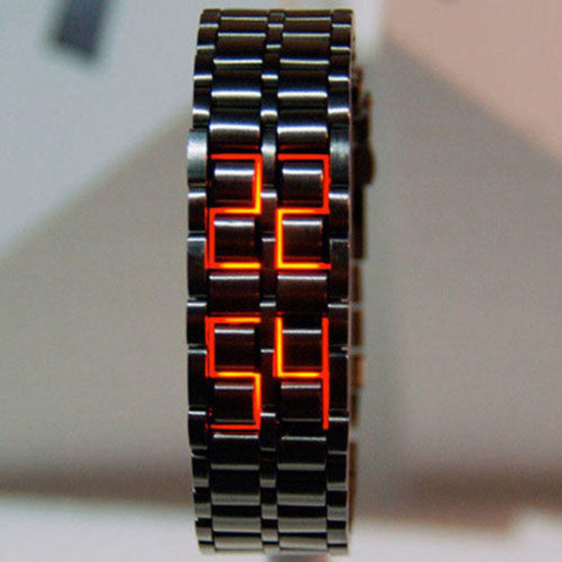 Luxury LED Digital Bracelet Watch – Modern & Stylish Design