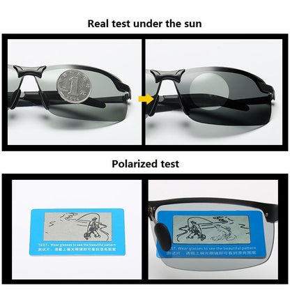 Photochromic Polarized Sunglasses – Automatic Day & Night Vision