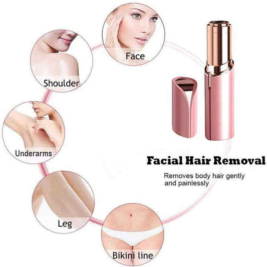 Flawless Facial Hair Remover – Painless & Portable Beauty Tool
