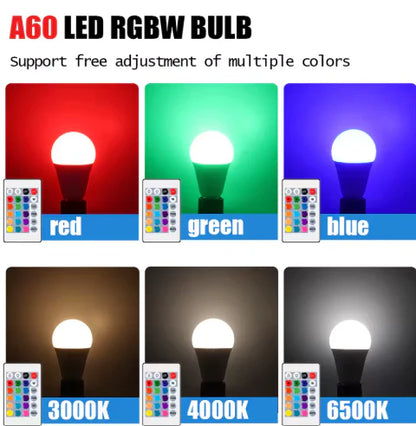 لمبة LED متعددة الألوان بـ 16 لون